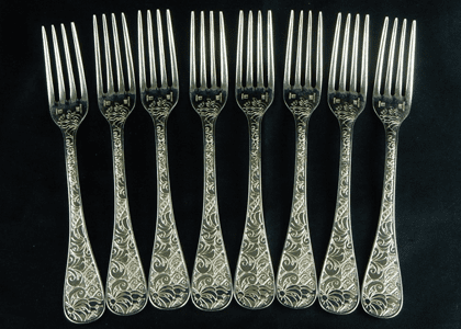 デザートフォーク8本