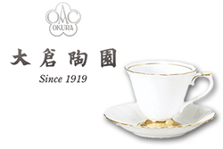 大倉陶園のゴールドライン