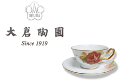 大倉陶園のクラシックローズ