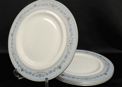 27.5㎝プレート(ペールブルー)4枚セット