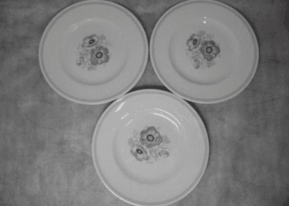 21cmプレート3点セット